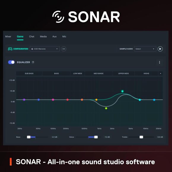 SteelSeries Arctis Nova 7 Wireless Dragon Edition –Multi-Platform Gaming Headset - Picture 5 of 10